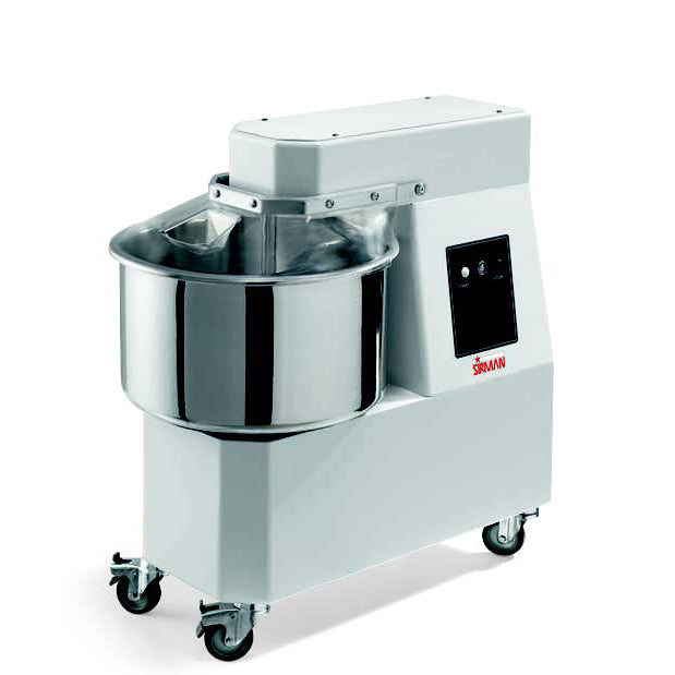 SIRMAN 40874056 40874056 Spiral Dough Mixer w/ 43 qt Bowl, 71 lbs Dough Capacity, 2 hp