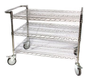 Somerset 0021-000 Utility Table, heavy duty, 24" x 36" x 31", (3) mesh shelves, for CDR-600F