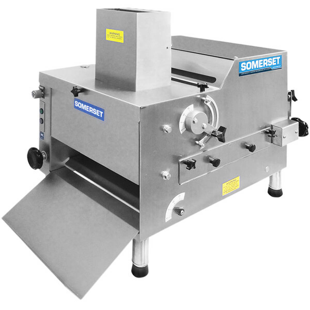 Somerset CDR-170 Compact Table Top Dough Bread Moulder, 1,800 Dough Pieces/hr, 15" Rollers, 1/2 HP