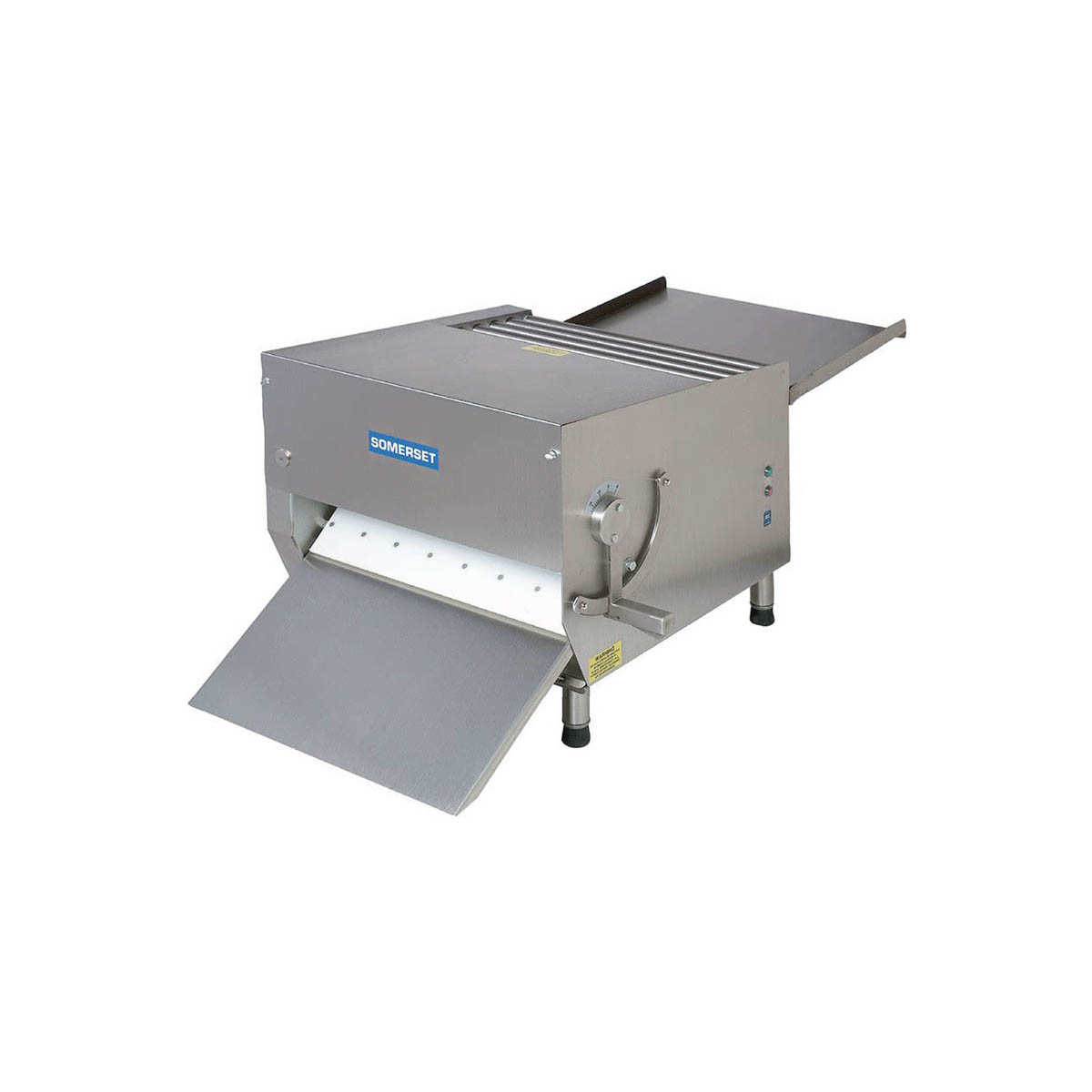 Somerset CDR-700M Countertop Single Pass Dough Sheeter, 20" Metallic Rollers