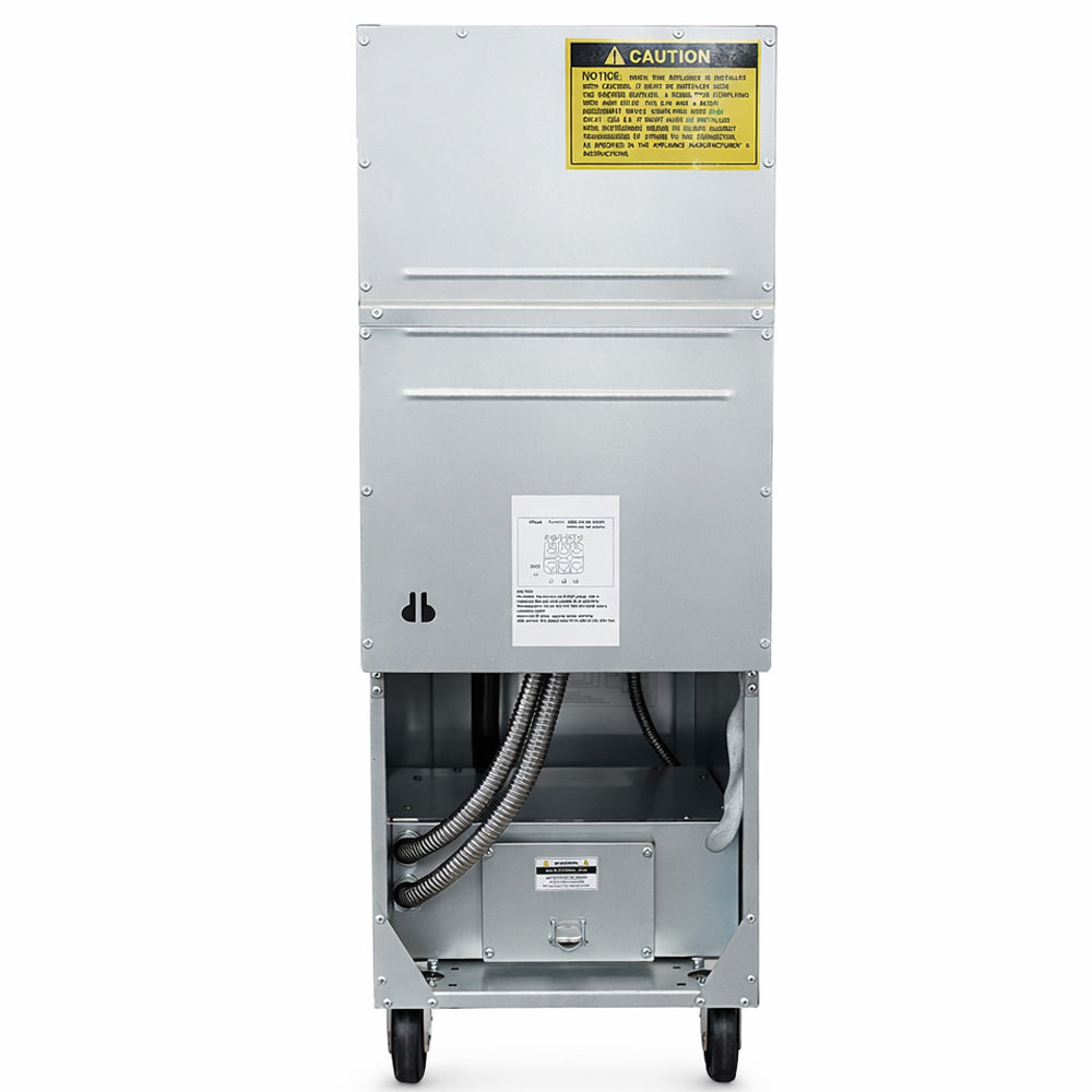 Standard Range SR-EF50-240-3 50 lb. electric floor fryer, back view