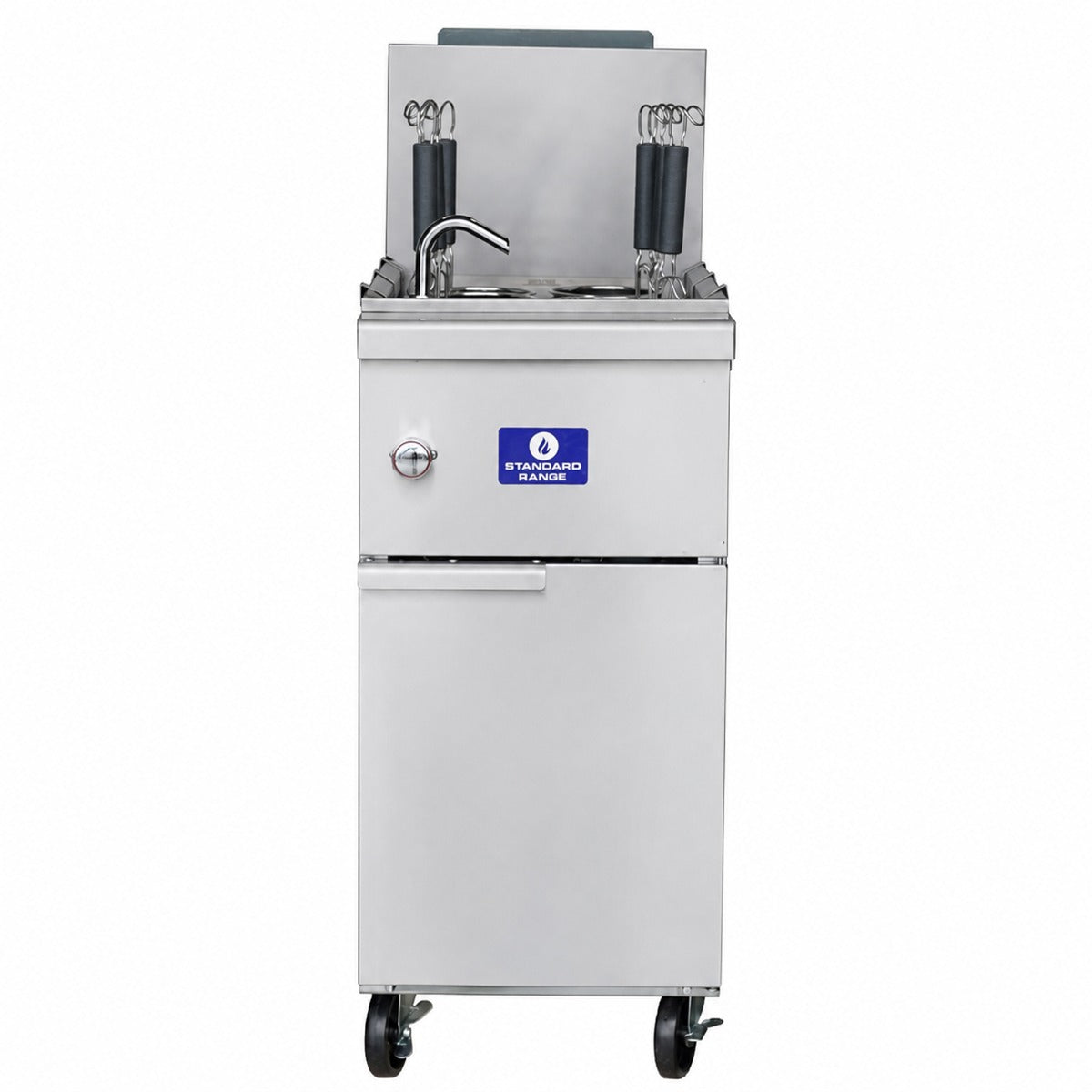 Standard Range SR-PC11-LP liquid propane pasta cooker, front view