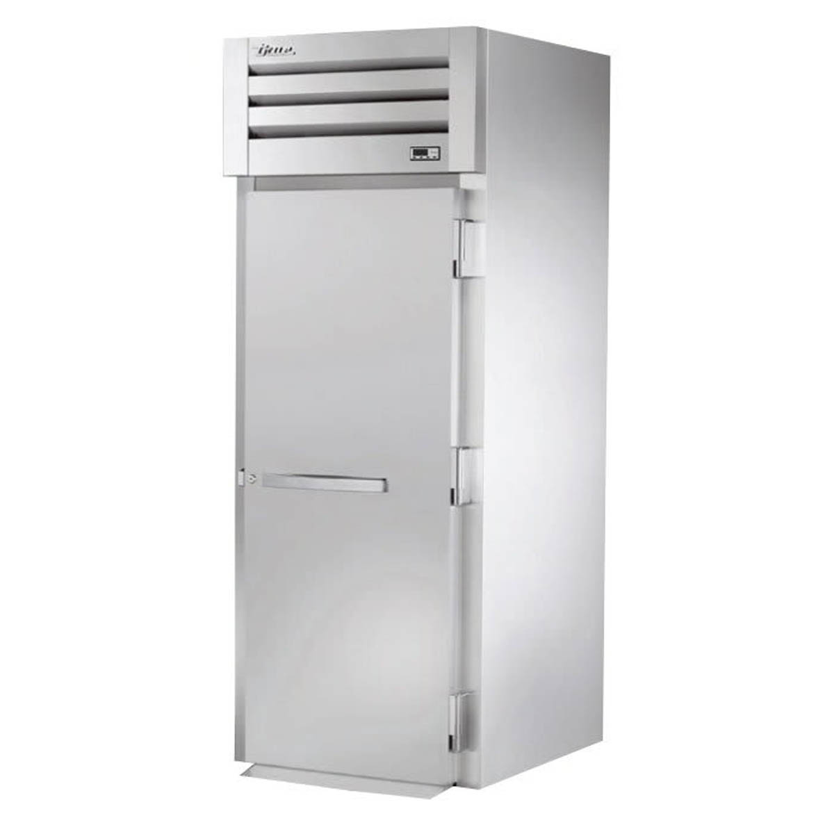 True STG1HRI-1S 1-door roll-in heated holding cabinet, front angle view, doors closed