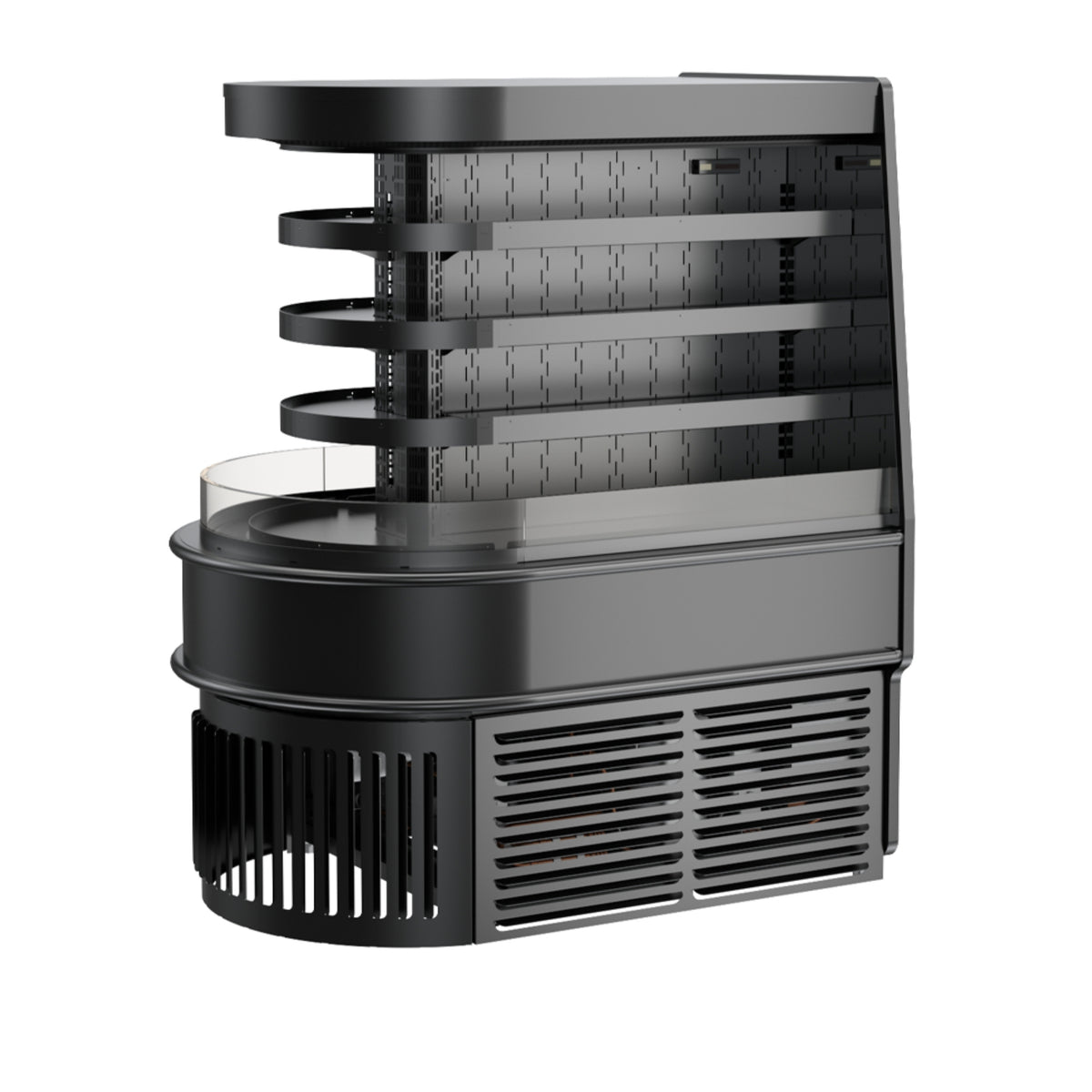 Structural Concepts FSE460R 50" Self-Service Refrigerated End Cap Case, 3 Shelves