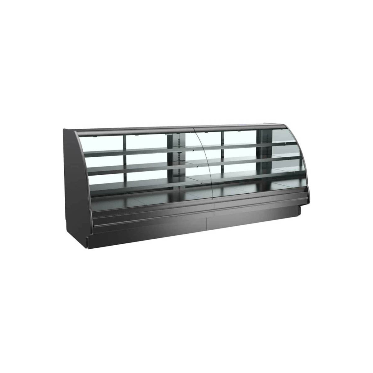 Structural Concepts GHS1252RLB (CURVED) 146" Refrigerated Display Case