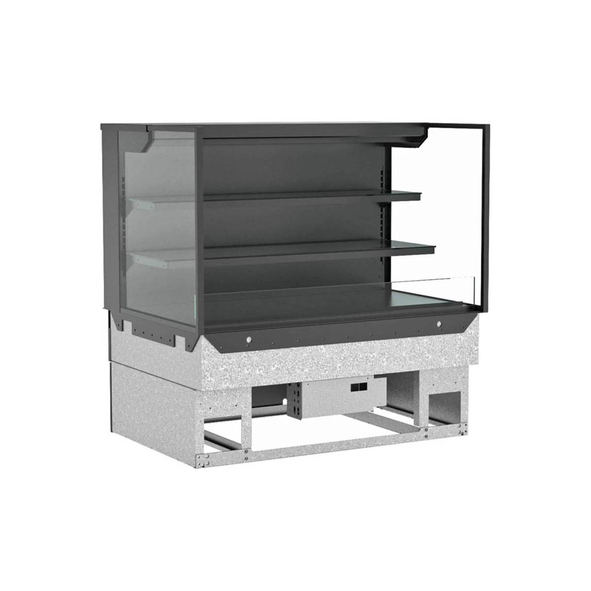 Structural Concepts NE3627DSSV 36" Reveal Self-Service Non-Refrigerated Slide In Counter Case