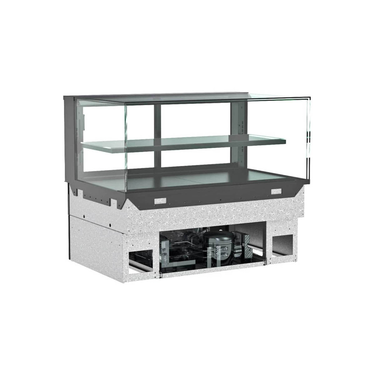 Structural Concepts NE4820RSV 48" Reveal® Full Service Refrigerated Slide In Counter Case