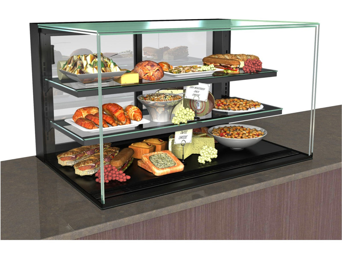 Structural Concepts NE6027RSV 60" Reveal Full Service Refrigerated Slide In Counter Case