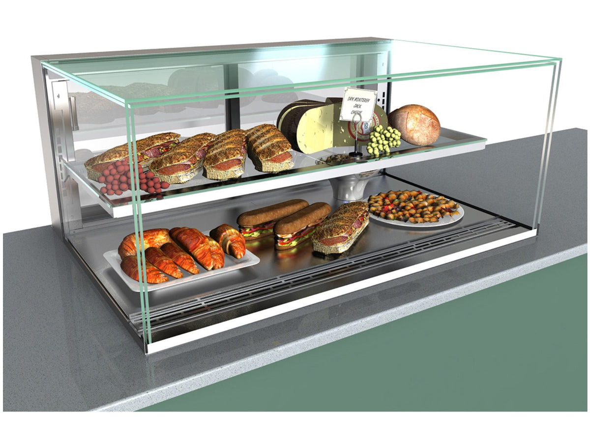 Structural Concepts NE7220RSV 72" Reveal® Full Service Refrigerated Slide In Counter Case