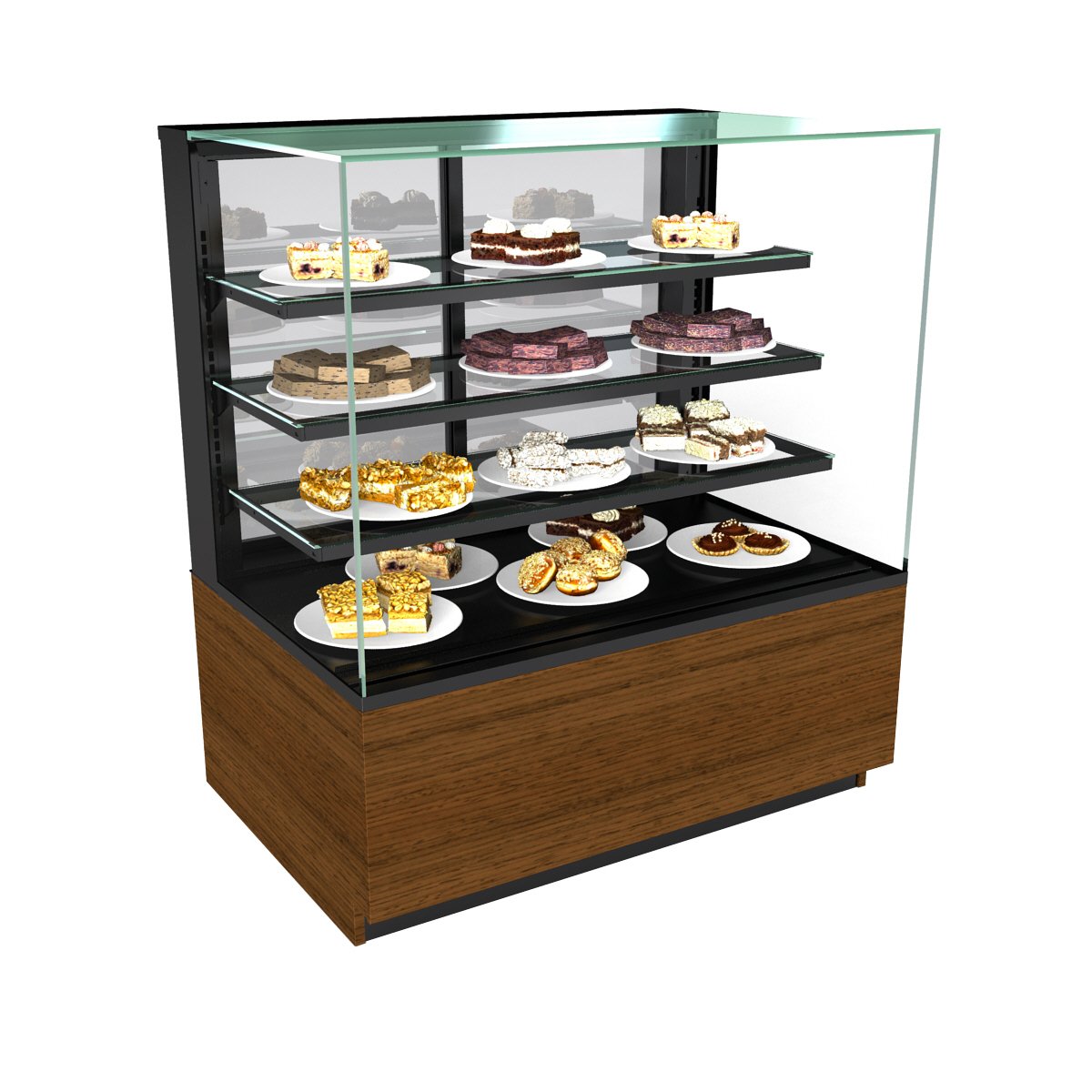 Structural Concepts NR4855DSV 48" Reveal® Service Non-Refrigerated Display Case