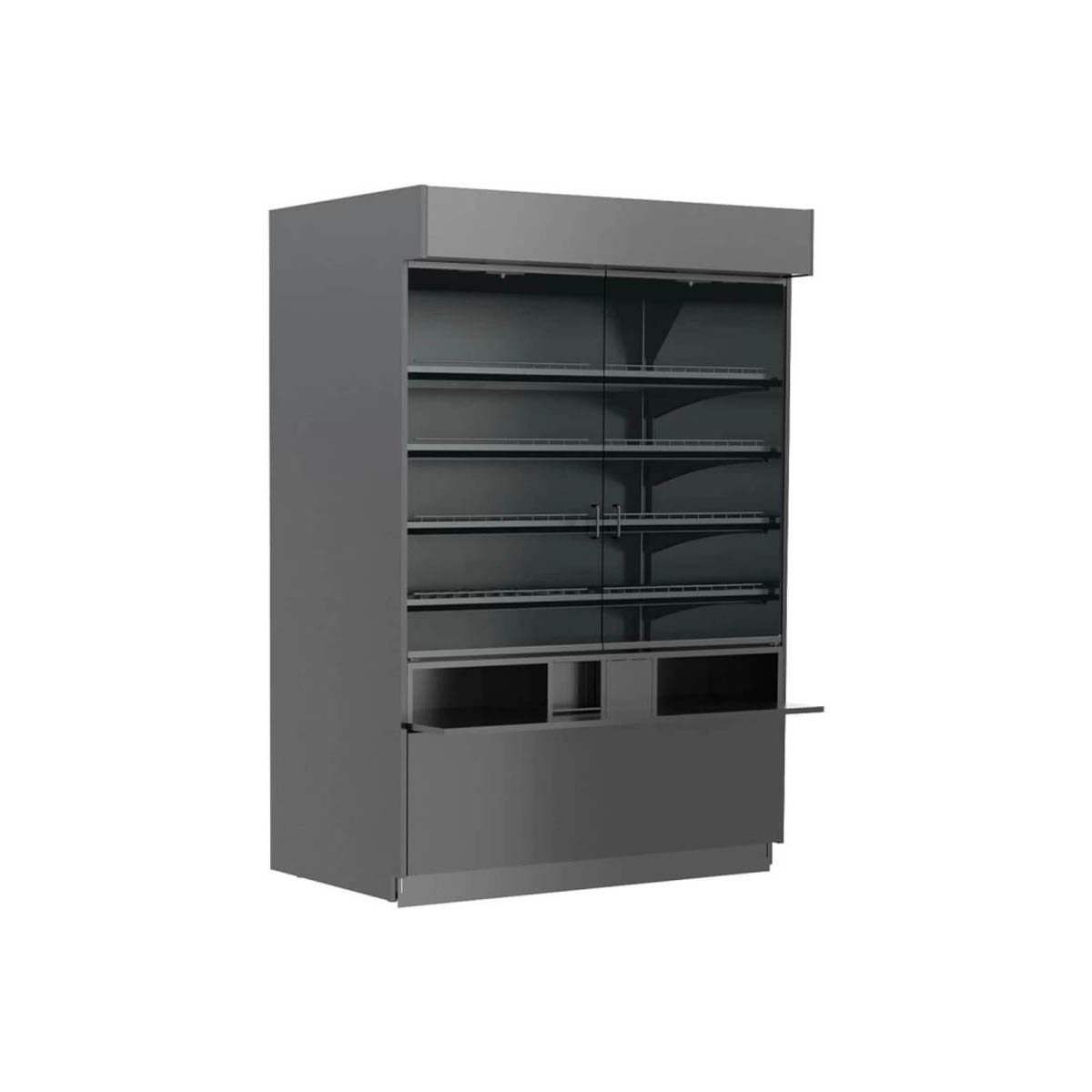 Structural Concepts PC7482 76" Addenda® Self-Service Non-Refrigerated Pastry Case
