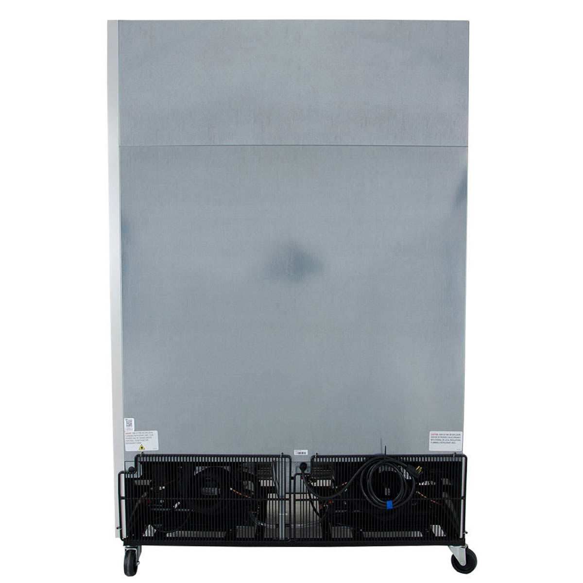 True T-49FG-HC~FGD01 2-door glass reach-in freezer, back view