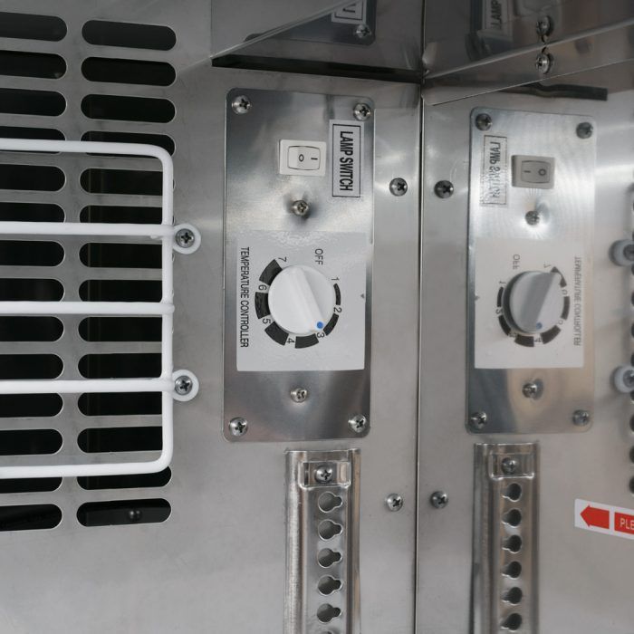 Turbo Air TBB-24-60SBD-N6 61" Narrow Back Bar Cooler with Black Doors