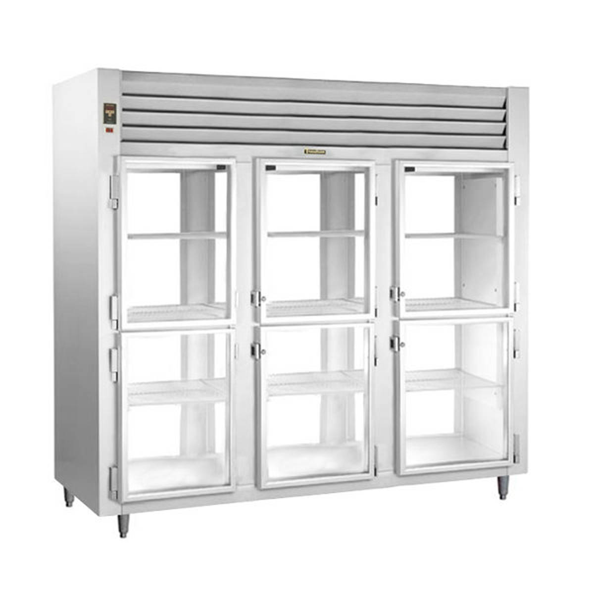 Traulsen AHT332NPUT-HHG 76.31-Inch Pass-Thru Glass Door Refrigerator — 12 Doors