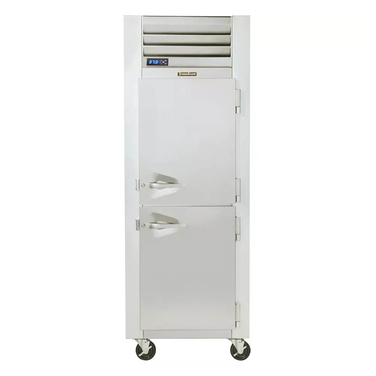 Traulsen G10002P 1-Section Pass-Thru Refrigerator, 4 Half Doors