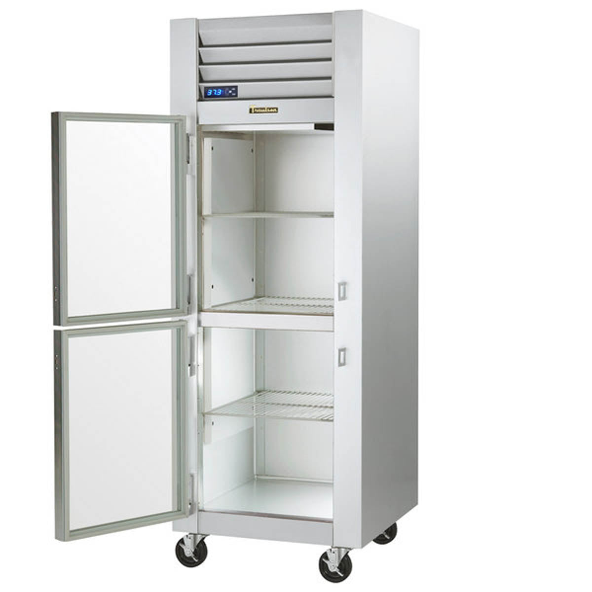 Traulsen G11001-032 29.88-Inch Reach-In Glass Door Refrigerator — 2 Doors