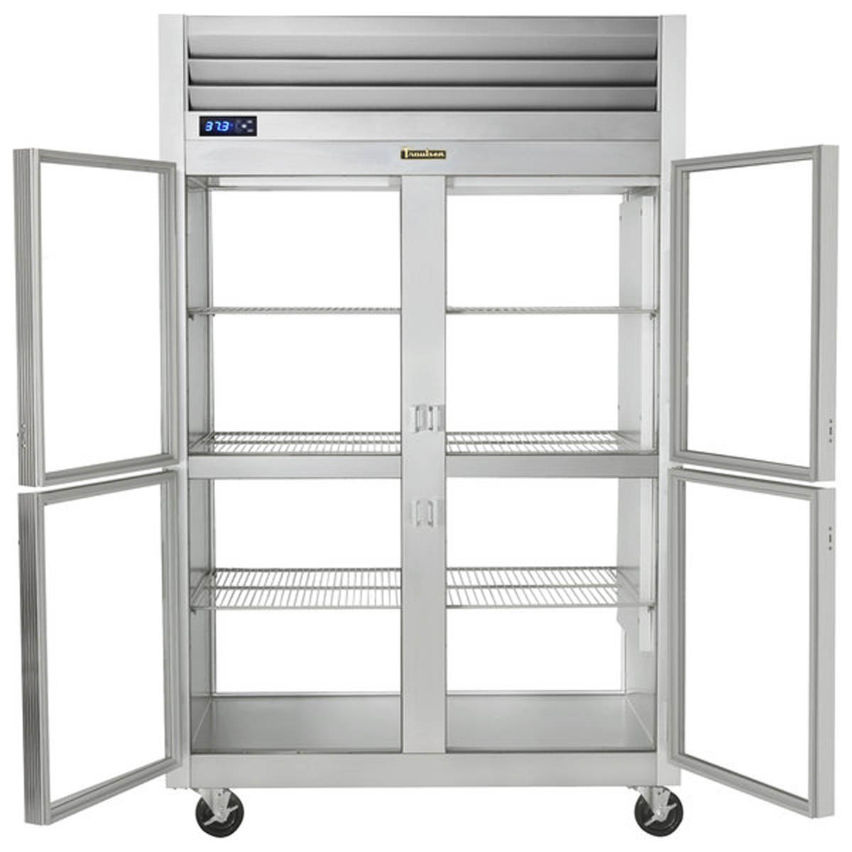 Traulsen G21004P 52.13-Inch Pass-Thru Glass Door Refrigerator — 8 Doors