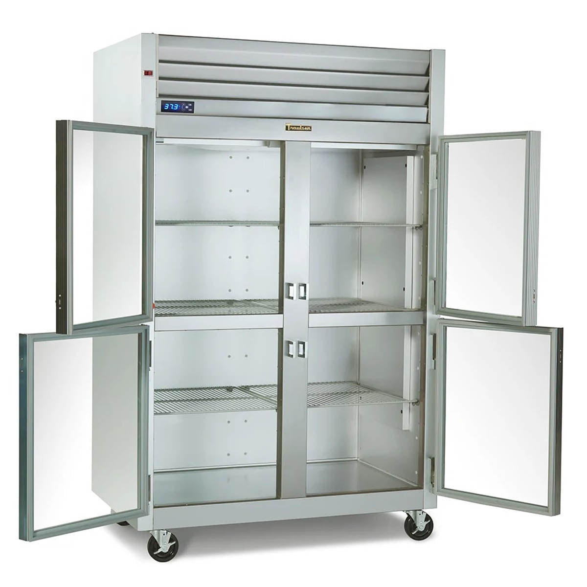 Traulsen G21004P 52.13-Inch Pass-Thru Glass Door Refrigerator — 8 Doors