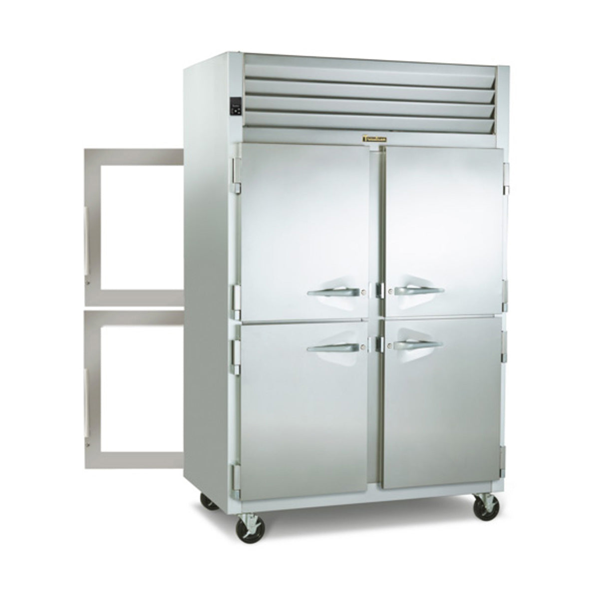 Traulsen G26007P 52.13-Inch Pass-Thru Glass Door Refrigerator — 8 Doors