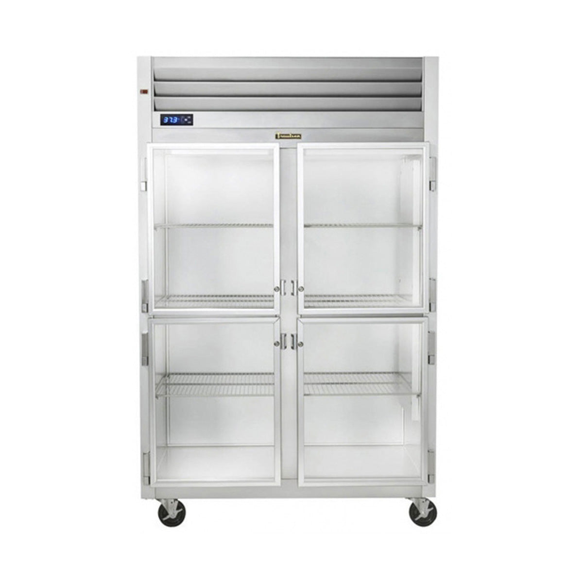 Traulsen G27006P 52.13-Inch Pass-Thru Glass Door Refrigerator — 8 Doors