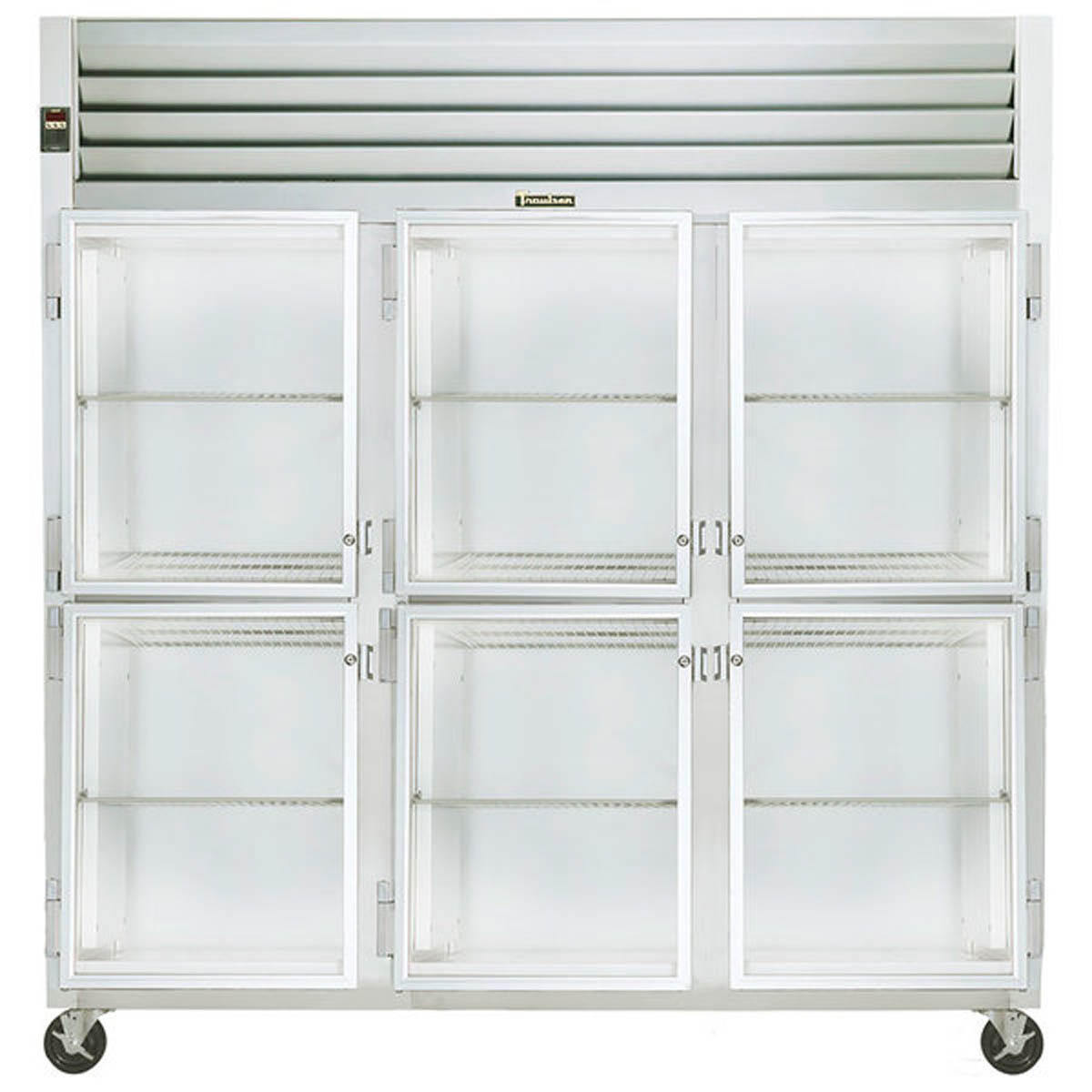 Traulsen G32001 76.31-Inch Reach-In Glass Door Refrigerator — 6 Doors