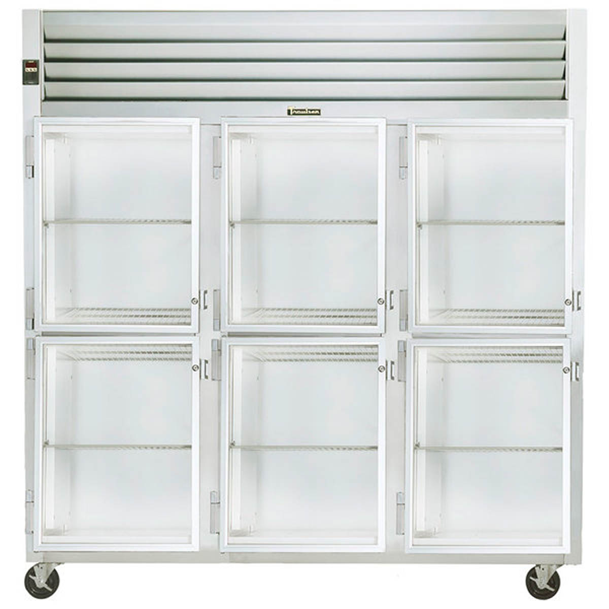 Traulsen G32003 76.31-Inch Reach-In Glass Door Refrigerator — 6 Doors