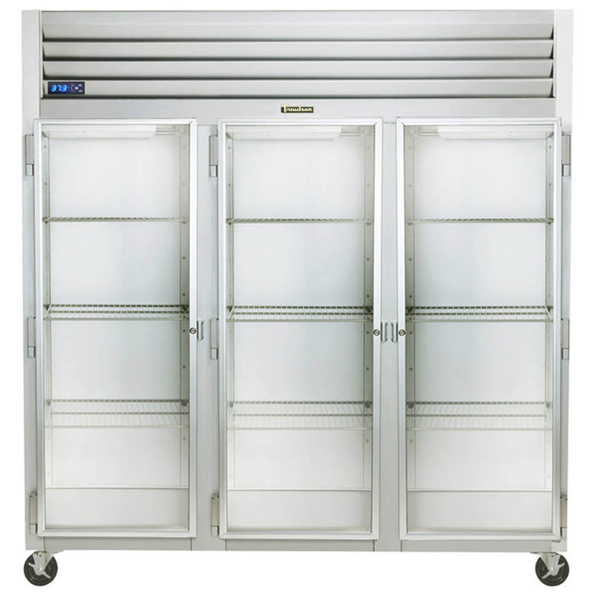 Traulsen G32011-032 76.31-Inch Reach-In Glass Door Refrigerator — 3 Doors