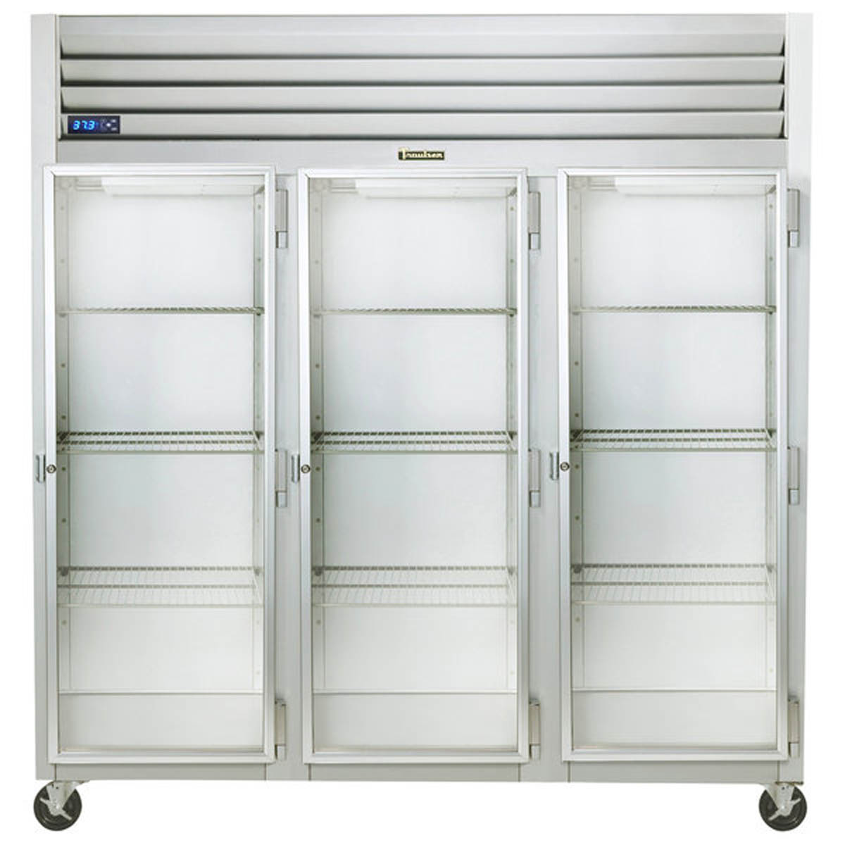 Traulsen G32012-032 76.31-Inch Reach-In Glass Door Refrigerator — 3 Doors