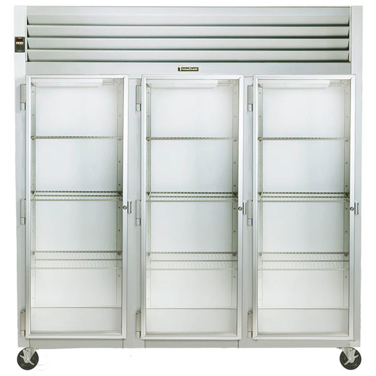 Traulsen G32013 76.31-Inch Reach-In Glass Door Refrigerator — 3 Doors