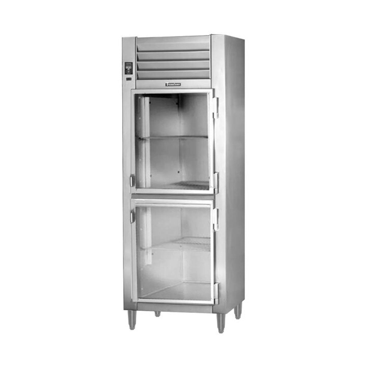 Traulsen RHT126W-HHG 29.88-Inch Reach-In Remote Glass Door Refrigerator — 2 Doors