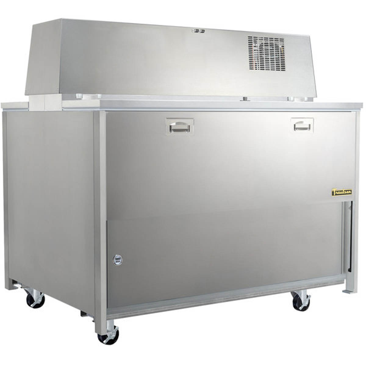 Traulsen RMC49D4 49-Inch Double-Sided Milk Cooler, 12 Crates