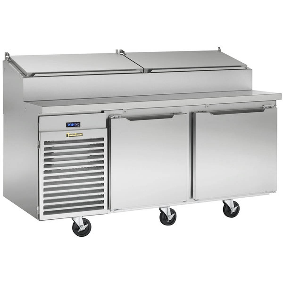 Traulsen TS066HT 66 in. Two-Door Refrigerated Pizza Prep Table