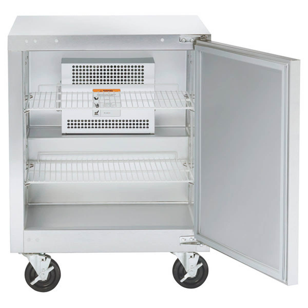 Traulsen UHT32-R-SB 32-Inch 1-Door Undercounter Refrigerator with Stainless Steel Back
