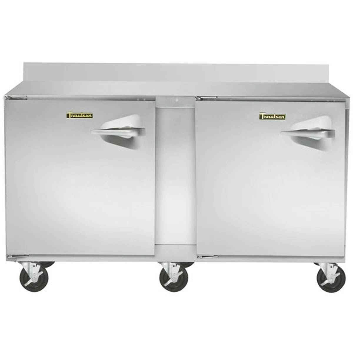 Traulsen UHT60-LL-SB 60-Inch 2-Door Undercounter Refrigerator with Stainless Steel Back