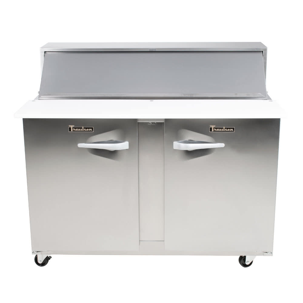 Traulsen UPT4818-LR 48-Inch 18-Pan Door Sandwich and Salad Prep Refrigerator