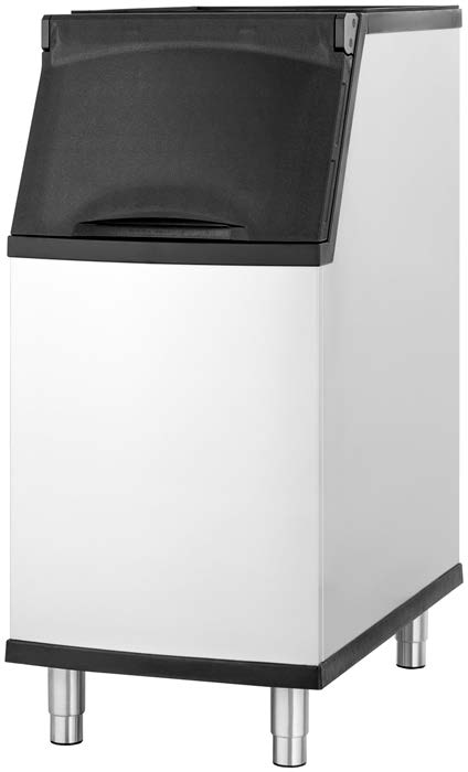 True TIB-422-A 22" ice storage bin, front angle view