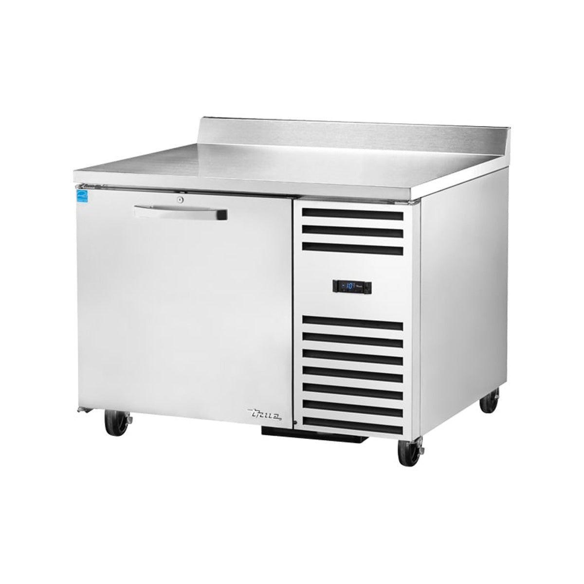 True TWT-44F-HC~SPEC3 1-door deep worktop freezer, front angle view, door closed