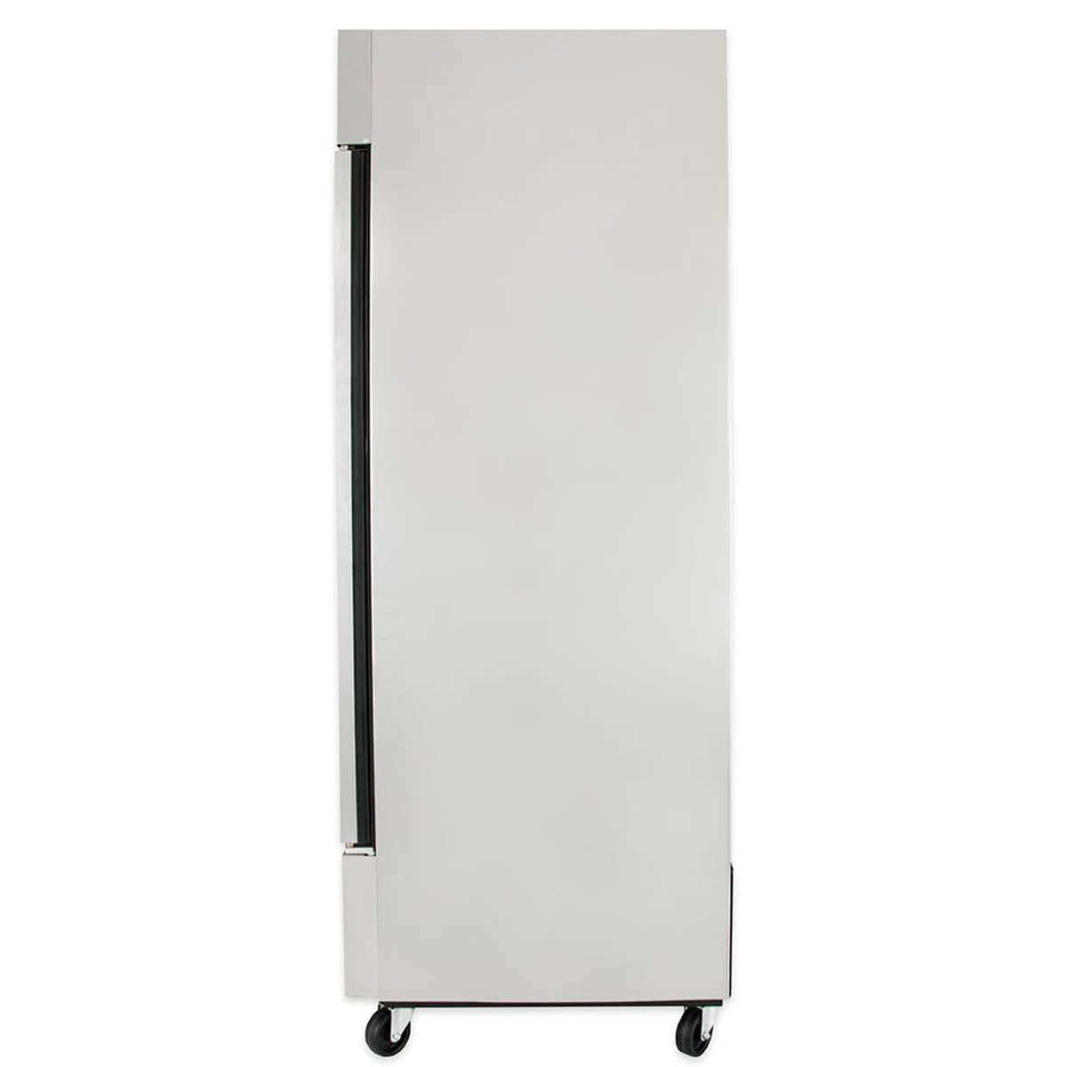 True TS-72F-HC 3-door solid reach-in freezer, side view