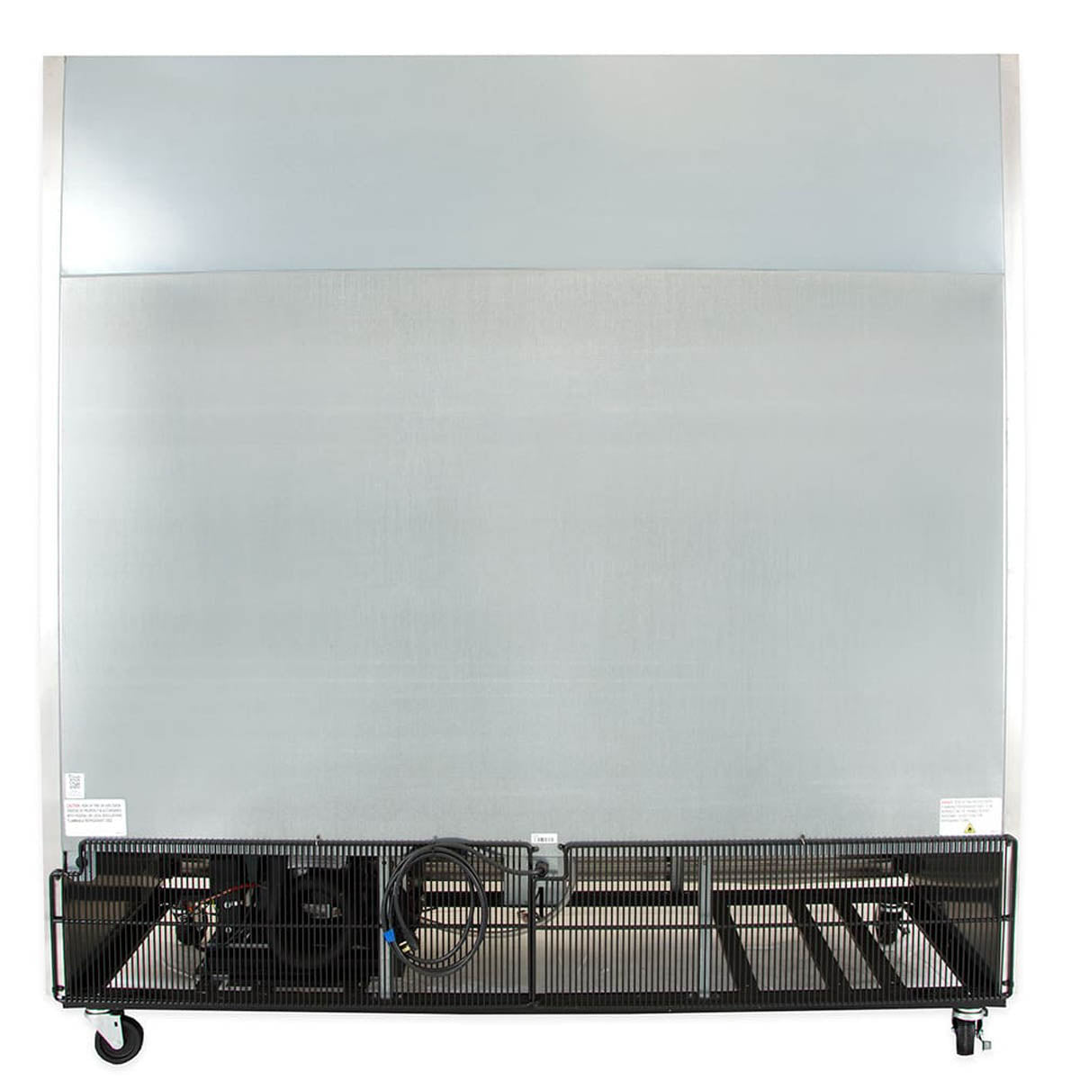 True TS-72F-HC 3-door solid reach-in freezer, back view