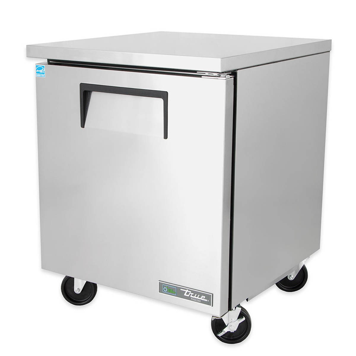 True TUC-27F-HC 1-door undercounter freezer, front angle view