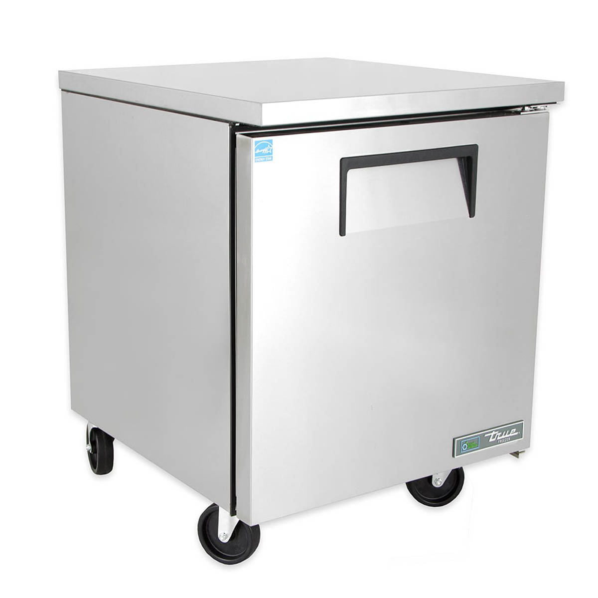 True TUC-27F-HC 1-door undercounter freezer, angle view