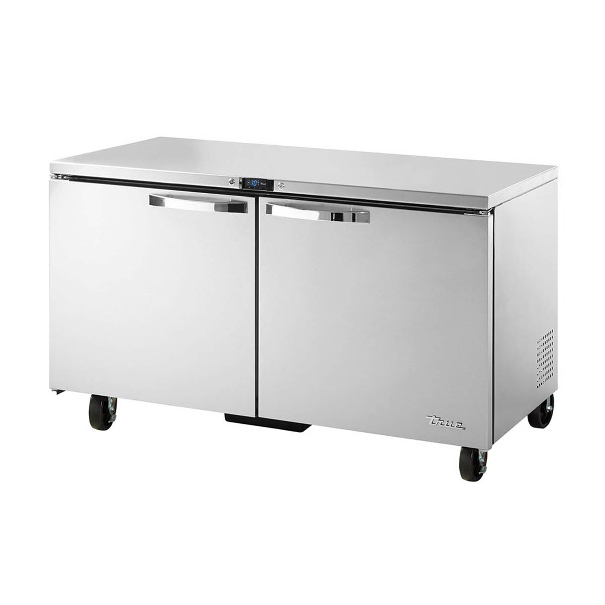 True TUC-60F-HC~SPEC3 2-door undercounter freezer, front angle view
