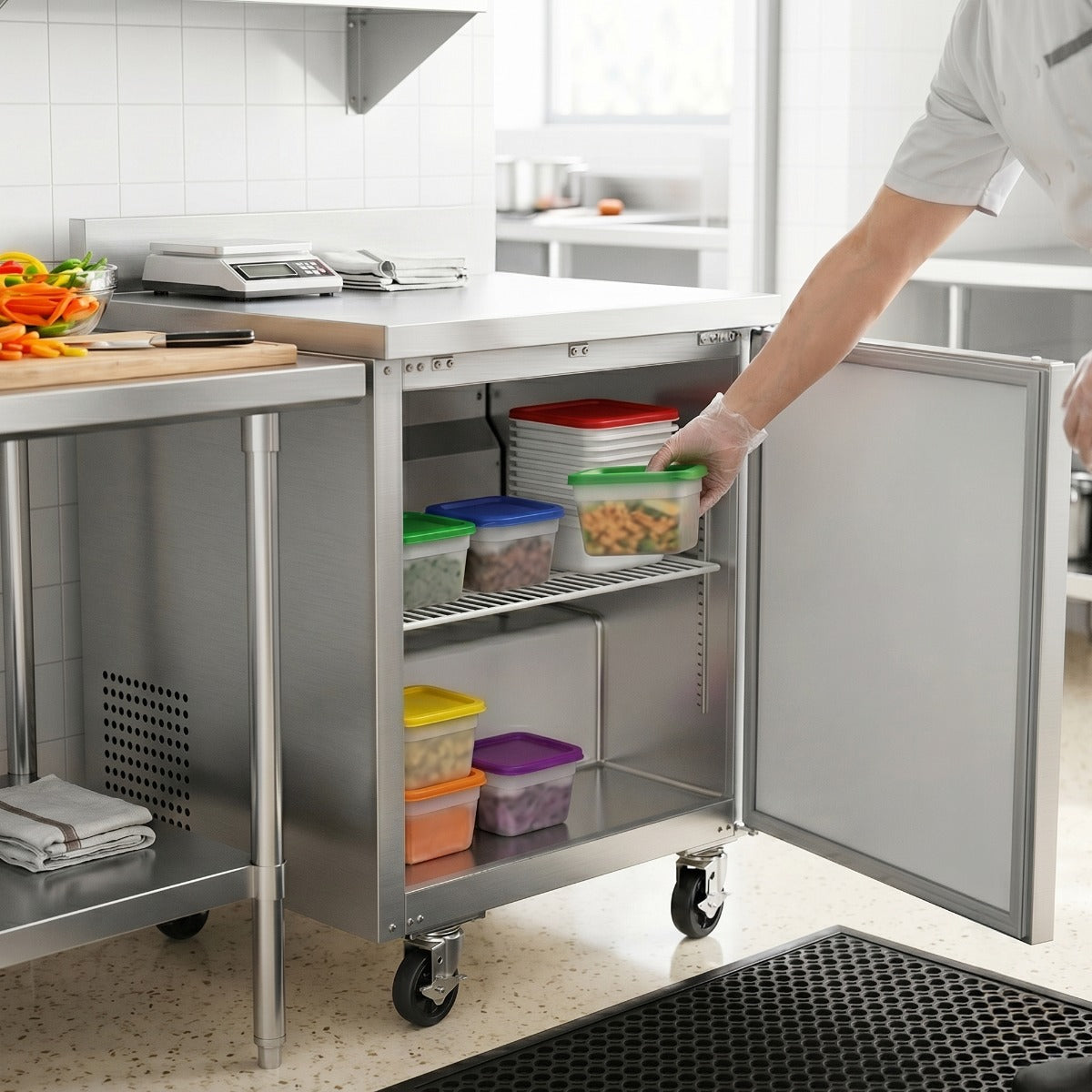 Coldline UC-27R-BS 27" Worktop Refrigerator with Backsplash