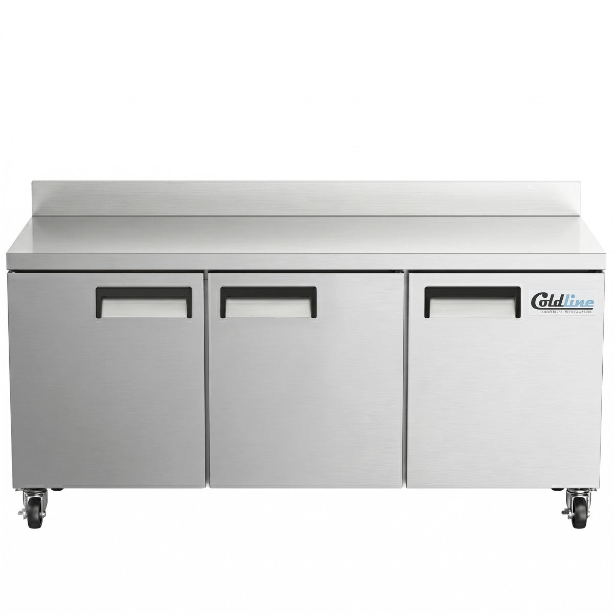 Coldline UC-72R-BS 72" Worktop Refrigerator with Backsplash