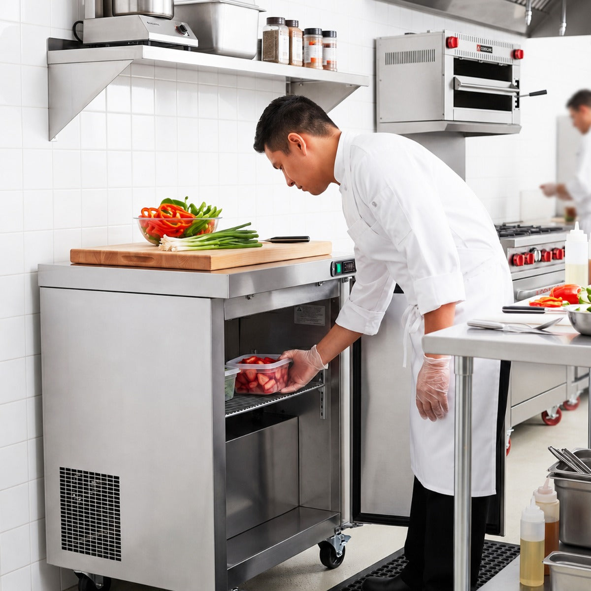 Coldline UCN-29F 29" Narrow Depth Undercounter Worktop Freezer