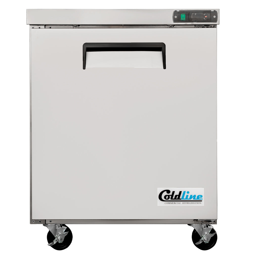 Coldline UCN-29R 29" Narrow Depth Undercounter Worktop Refrigerator