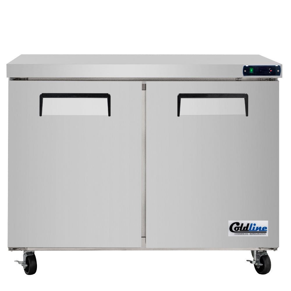 Coldline UCN-48F 48" Narrow Depth Undercounter Worktop Freezer