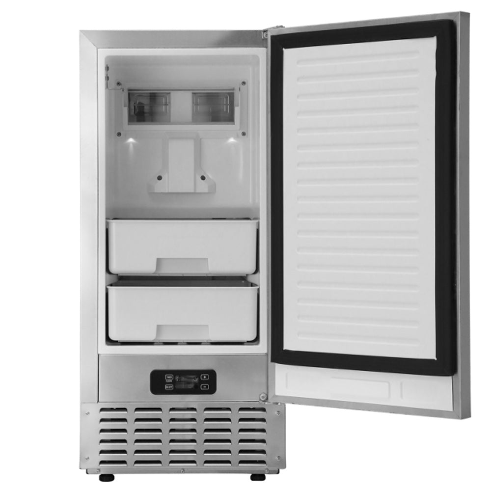 Coldline EIC70D 15" 66 lb. Undercounter Nugget Ice Machine, Air Cooled