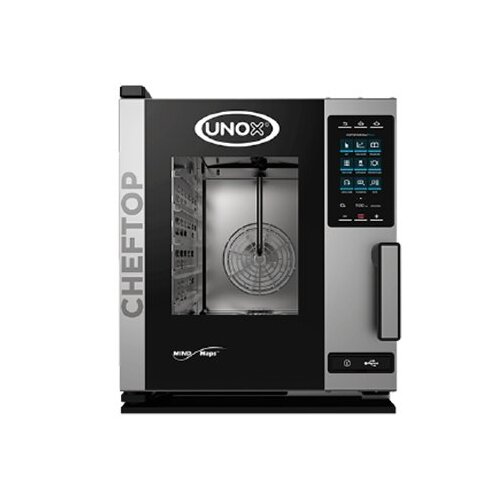UNOX XACC-0513-EPRM CHEFTOP MIND.Maps PLUS COMPACT 5 GN 1/1 Electric Combi Oven