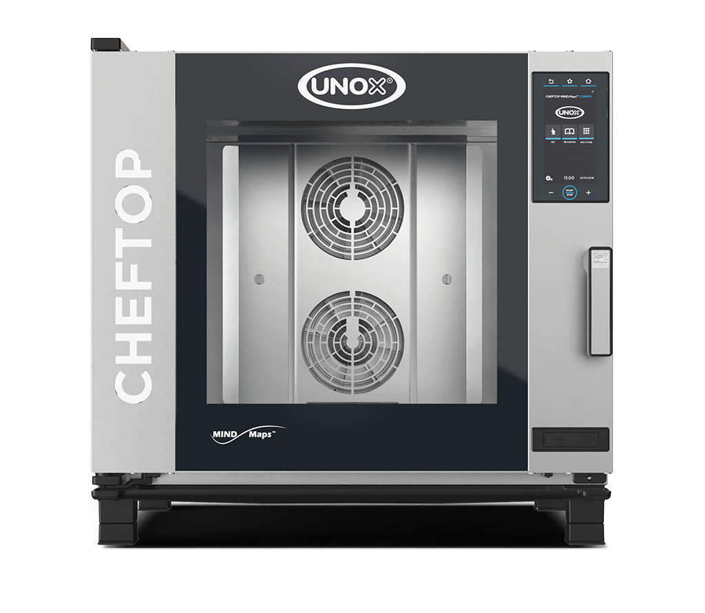 UNOX XAVC-06FS-EQRM CHEFTOP MIND.Maps CONVEX 6 Full-Size Electric Convection Oven